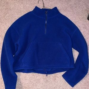 American Eagle Fleeced Quarter Zipup